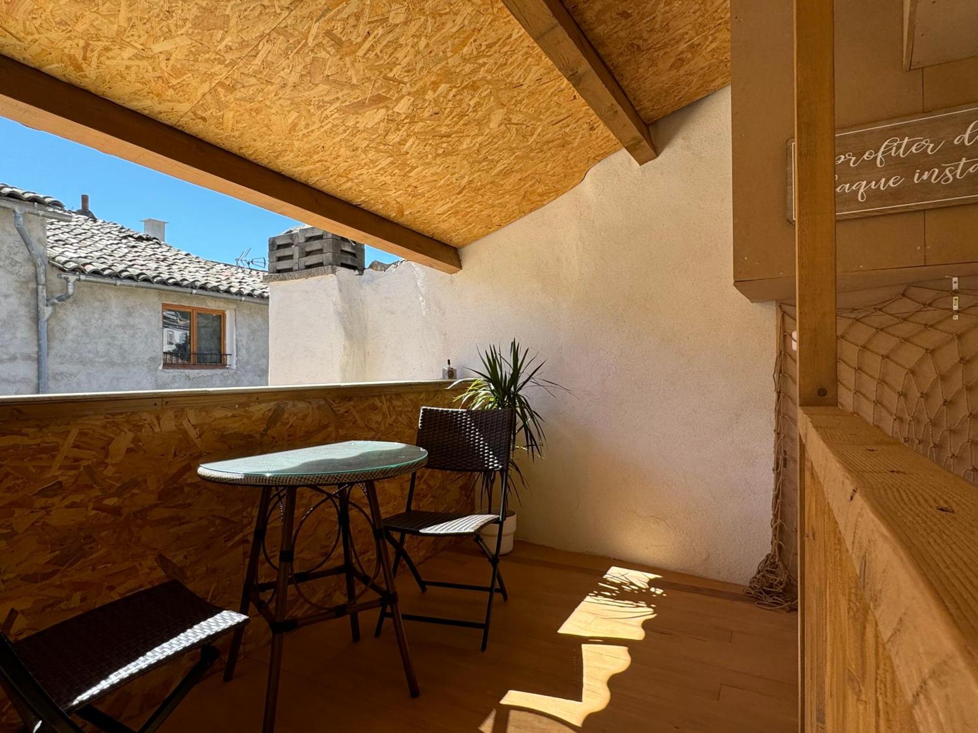 Ferienwohnung -Le Toit Terrasse - Riez Exterior foto